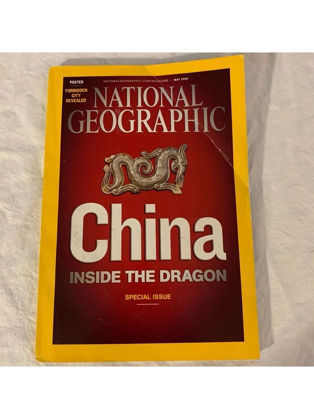 National Geographic China Special Issue May 2008 Red Yellow Accents